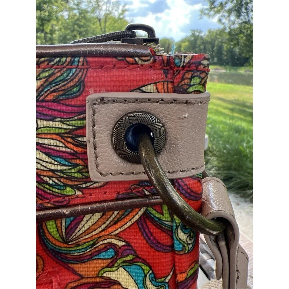 Sakroots Birds‎ of Paradise Crossbody Metro Bag Handbag Boho Festival Purse